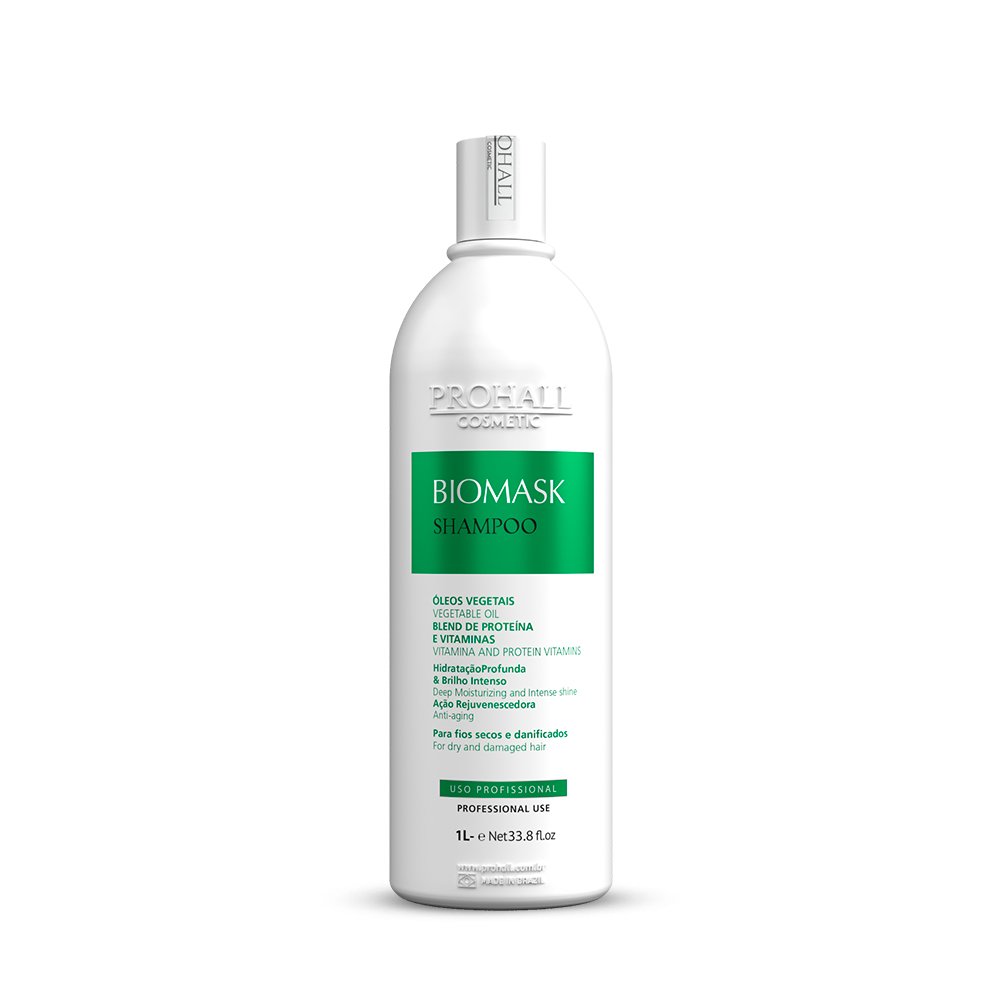 PLAUKŲ PRO - Su meile, Jūsų plaukams! PROHALL PROFESSIONAL Biomask Prohall šampūnas, 1l