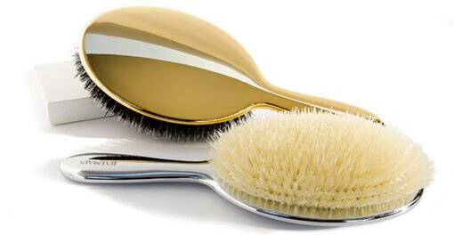 Rankų darbo prabangus Silver Spa Brush šepetys