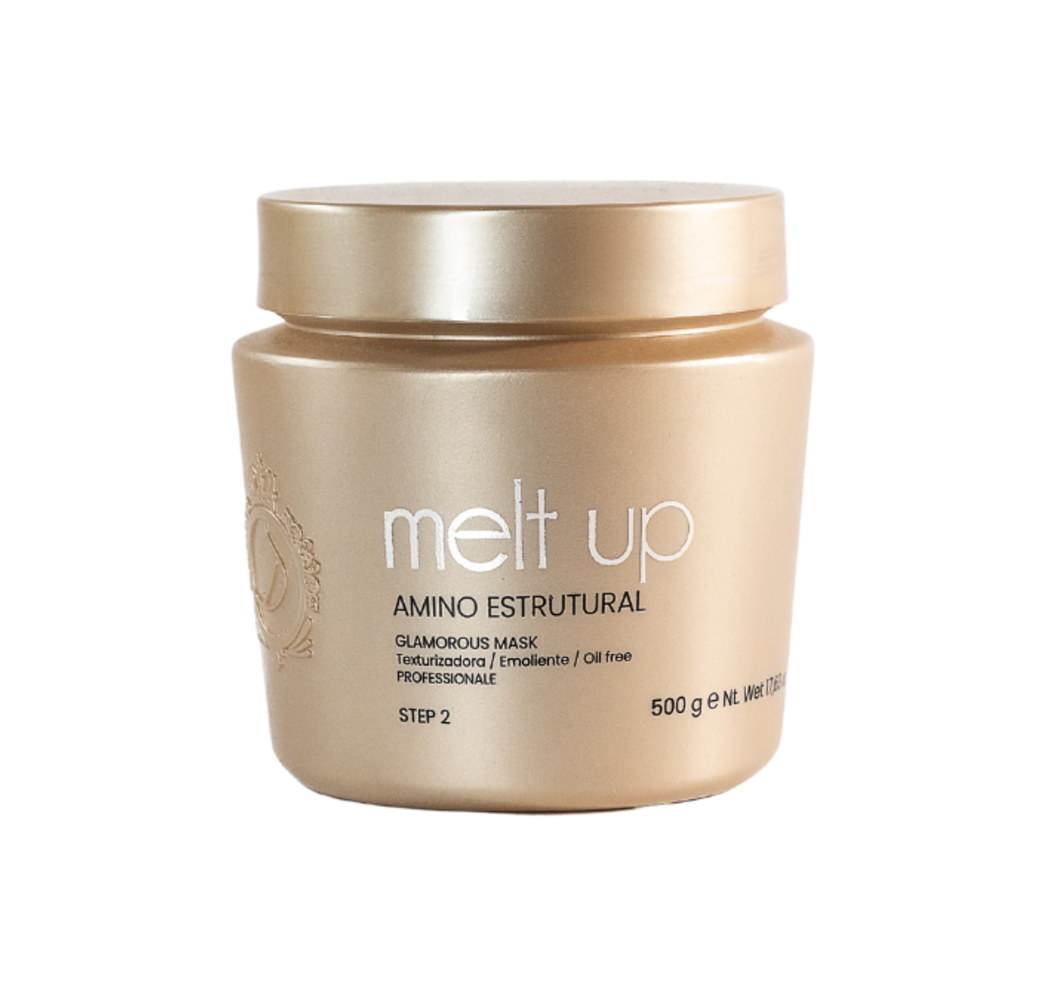 PLAUKŲ PRO - Su meile, Jūsų plaukams! DONATTI PROFESSIONALE Melt Up Amino Estrutural intensyviai plaukus maitinanti kaukė su aminorūgštimis ir proteinais, 500g ( 2 žingsnis)