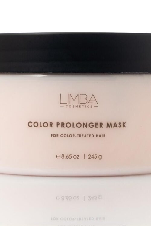 LIMBA COSMETICS COLOR PROLONGER plaukus švelninanti ir spalvą išsauganti kaukė, 245 gr